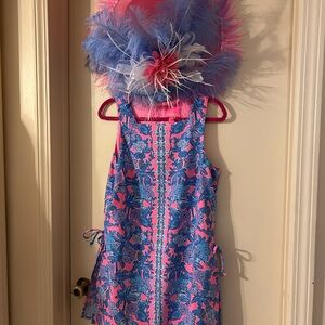 Women’s Lilly Pulitzer Romper & Custom-made Hat! Derby, Preakness, Belmont